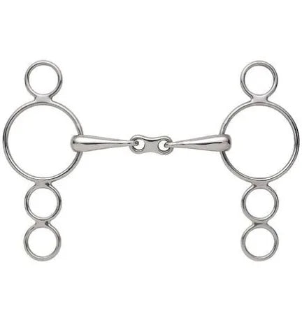 Three Ring Dutch Gag With French Link