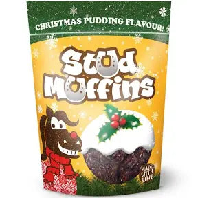 Christmas Pudding Flavour Stud Muffins